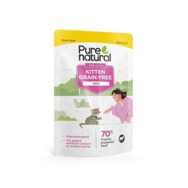 Purenatural Kitten Grain Free Beef 100 g
