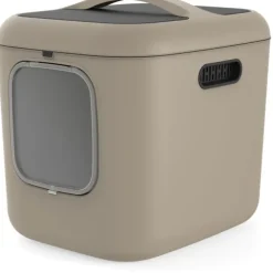 Rotho MyPet Biala Kattlåda med Tak XL Cappuccino