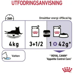 Royal Canin Appetite Control Care Gravy Adult våtfoder för katt 12x85 g
