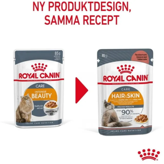 Royal Canin Hair & Skin Care Gravy Adult våtfoder för katt 12 x 85 g