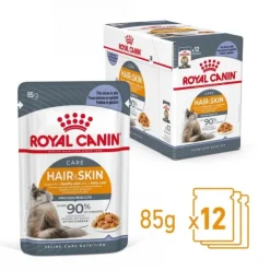 Royal Canin Hair & Skin Care Jelly Adult våtfoder för katt 12 x 85 g