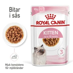 Royal Canin Kitten Gravy våtfoder för kattunge 12x85 g