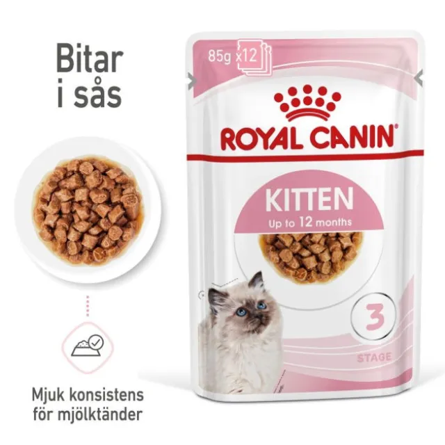 Royal Canin Kitten Gravy våtfoder för kattunge 12x85 g