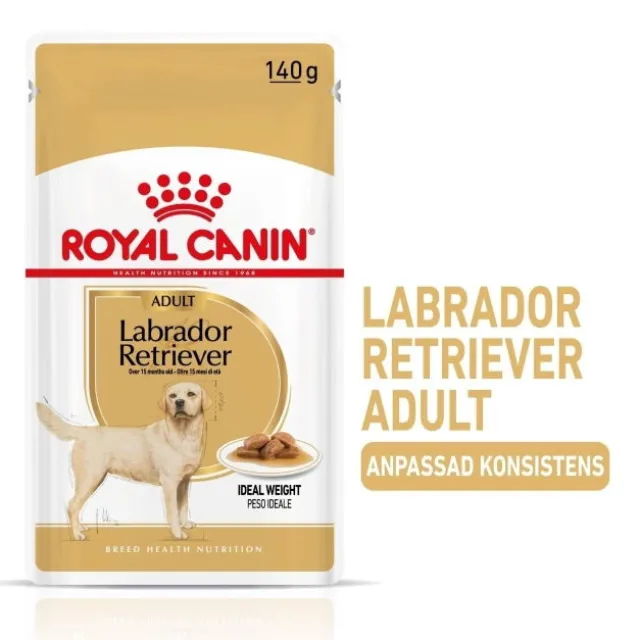 Royal Canin Labrador Retriever Adult Gravy våtfoder för hund 10x140 g
