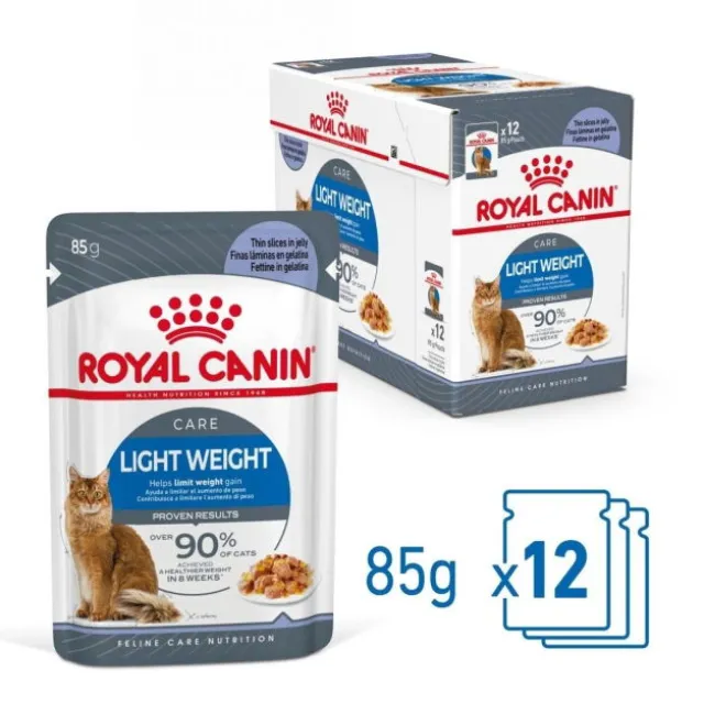 Royal Canin Light Weight Care Jelly Adult våtfoder för katt 12x85 g