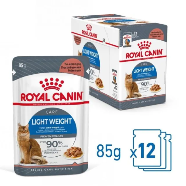 Royal Canin Light Weight Care Gravy Adult våtfoder för katt 12 x 85 g