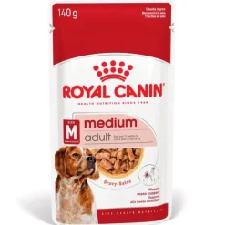 Royal Canin Medium Adult Gravy våtfoder för hund 10x140g