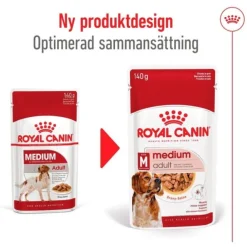 Royal Canin Medium Adult Gravy våtfoder för hund 10x140g