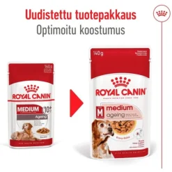 Royal Canin Medium Ageing Gravy våtfoder för hund 10x140g