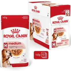 Royal Canin Medium Ageing Gravy våtfoder för hund 10x140g