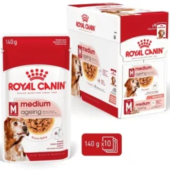Royal Canin Medium Ageing Gravy våtfoder för hund 10x140g