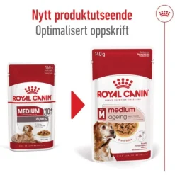Royal Canin Medium Ageing Gravy våtfoder för hund 10x140g