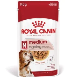 Royal Canin Medium Ageing Gravy våtfoder för hund 10x140g