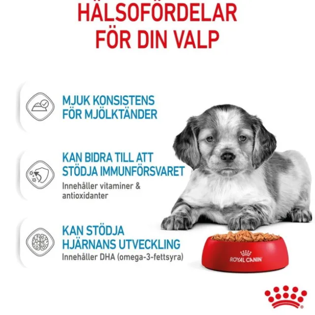Royal Canin Medium Puppy Gravy våtfoder för hundvalp 10x140g