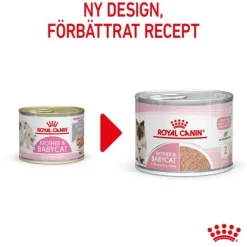 Royal Canin Mother & Babycat mousse våtfoder för katt och kattunge 195 g