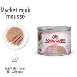 Royal Canin Mother & Babycat mousse våtfoder för katt och kattunge 195 g