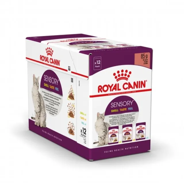Royal Canin Sensory Mixed Box Gravy Adult våtfoder för katt 12x85 g