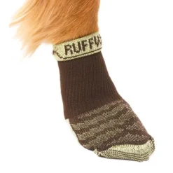 Ruffwear Bark'n'Boot Hundsocka Brun 4-pack