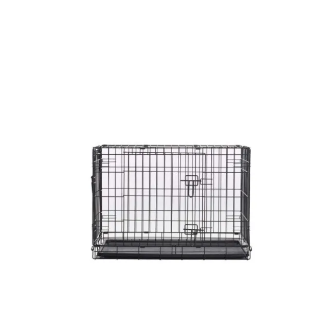 Savic Dog Cottage Hundbur Metall Svart