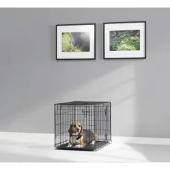 Savic Dog Cottage Hundbur Metall Svart
