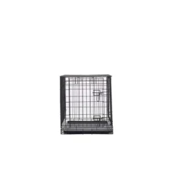 Savic Dog Cottage Hundbur Metall Svart
