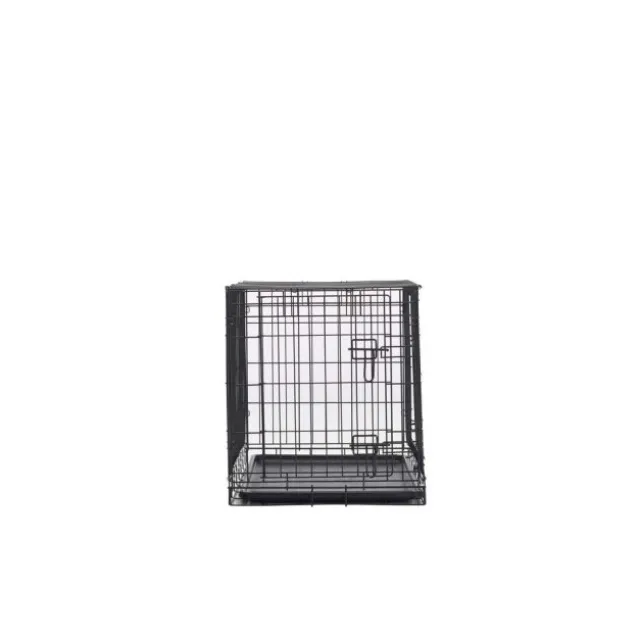 Savic Dog Cottage Hundbur Metall Svart