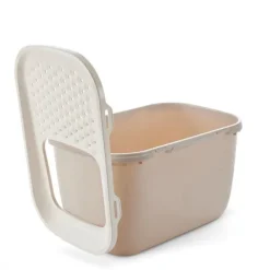 Savic Hop In Giant Kattlåda Vit/Beige 74 x 49,7 x 43 cm