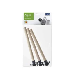 Savic Sittpinnar i Trä för Fågelbur 3-pack
