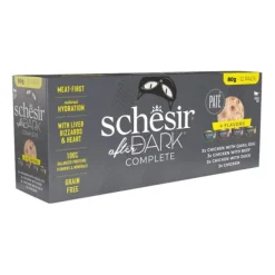 Schesir Cat Adult After Dark Paté Multipack 12 x 80 g