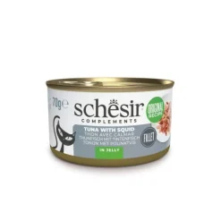 Schesir Cat Adult Complements Tuna & Squids in Jelly 70 g