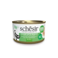 Schesir Cat Adult Complements Chicken with Seabass in Jelly 70 g