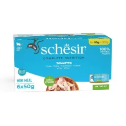 Schesir Cat Adult Multipack Tuna in Jelly 6 x 50 g