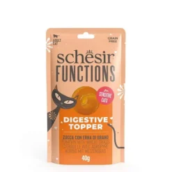Schesir Cat Adult Special Functions Digestive Topper Pumkin & Wheat Grass 40 g