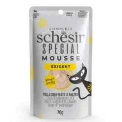 Schesir Cat Adult Special Mousse Exigent Chicken & Duck Liver 70 g