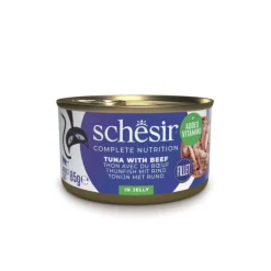 Schesir Cat Adult Tuna & Beef in Jelly 85 g