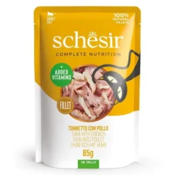 Schesir Cat Adult Tuna & Chicken in Jelly 85 g