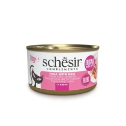 Schesir Cat Adult Tuna & Ham in Broth 70 g