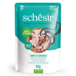 Schesir Cat Adult Tuna & Sea bream in Jelly 85 g