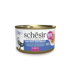 Schesir Cat Adult Tuna & Whitebait in Broth 70 g