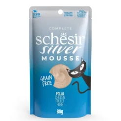 Schesir Cat Senior Silver Mousse Chicken 80 g