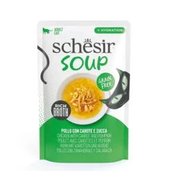 Schesir Cat Soup Chicken, Carrot & Pumpkin 40 g