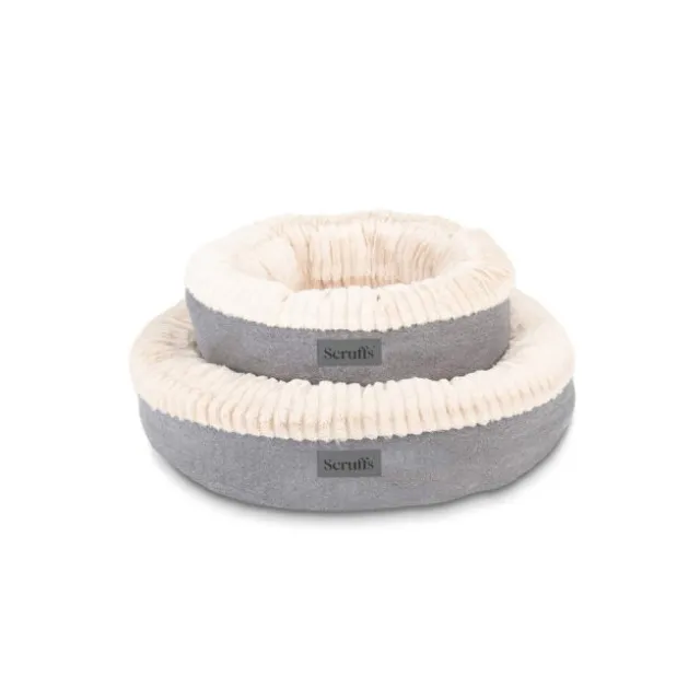 Scruffs Ellen Donut Hundbädd/Kattbädd Grå