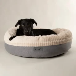 Scruffs Ellen Donut Hundbädd/Kattbädd Grå