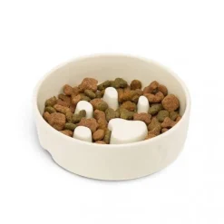 Scruffs Icon Slow Feeder Keramikskål Beige
