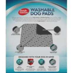 SimpleSolution Washable Dog Pads 2-pack