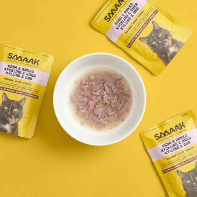 SMAAK Cat Adult Kyckling & Anka 100 g