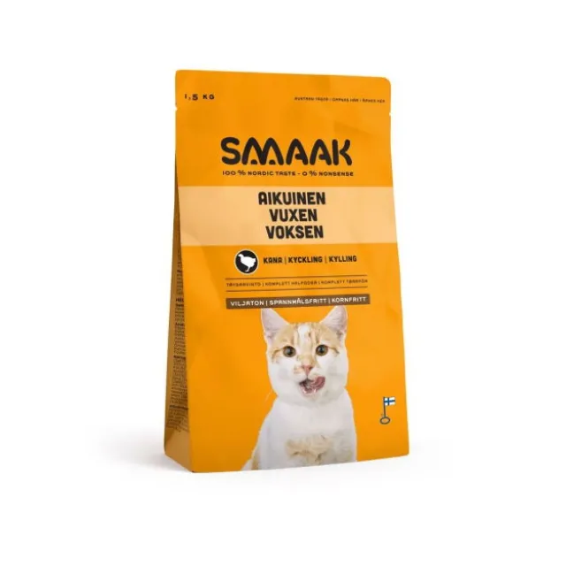 SMAAK Cat Adult Spannmålsfri Kyckling