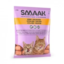 SMAAK Cat Raw Complete Sterilised Kyckling & Kalkon 1 kg
