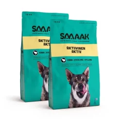 SMAAK Dog Adult Aktiv Kyckling 2 x 10 kg