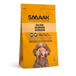 SMAAK Dog Adult Spannmålsfri Skonsam Gris & Lamm